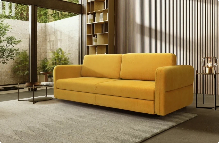 Желтый диван